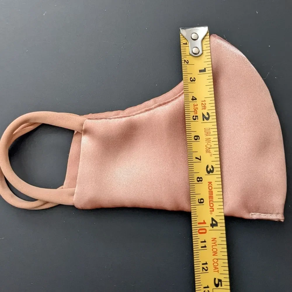 5/$25! New Satin Mask Rose Gold Child Size